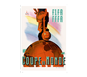 Plakat mistrzostw świata 1938.