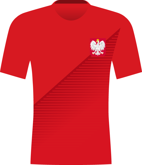 Koszulka reprezentacji Polski z el. Euro 2020 (mecz wyjazdowy ze Słowenią i Izraelem)