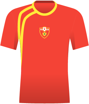 Czerwona koszulka Czarnogóry