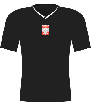Koszulka Polski w meczu z Luksemburgiem u siebie (el. Euro 2000)
