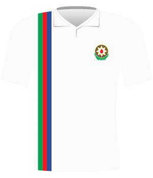Koszulka Azerbejdżanu z el. ME 1996.