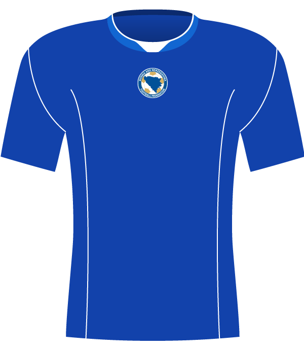 Niebieska koszulka Bośni i Hercegowiny