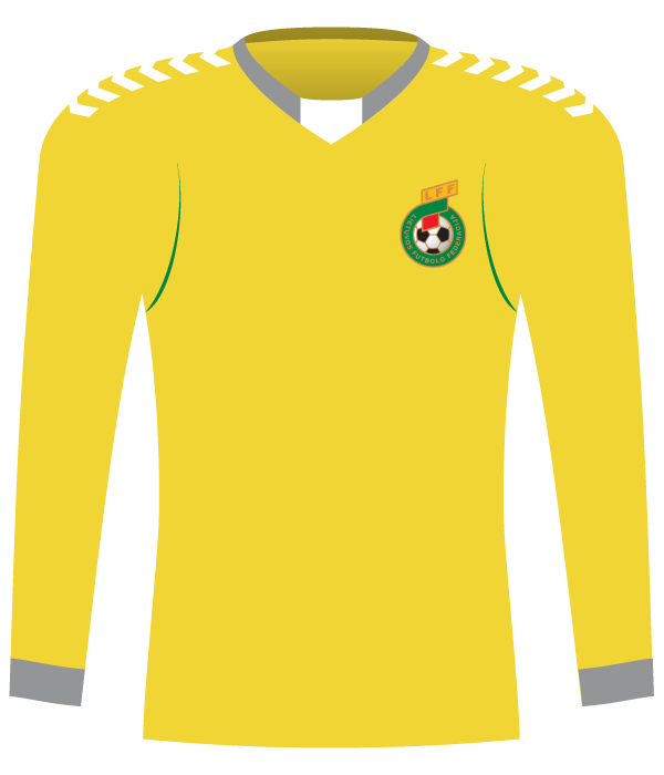 Żółta koszulka Litwy