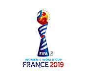Logotyp mistrzostw świata kobiet Francja 2019.