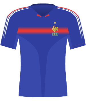 Koszulka Francji z 2004 roku.