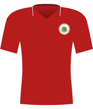 Bordowa koszulka reprezentacji Łotwy 2019.