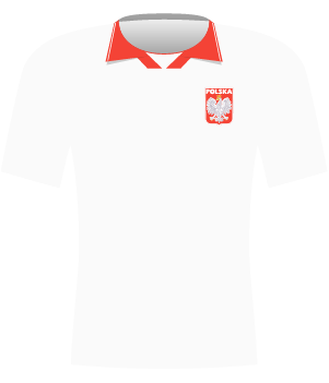 Koszulka Polski z 1997 roku.