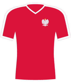 Koszulka Polski do lat 16 z 2019 roku.