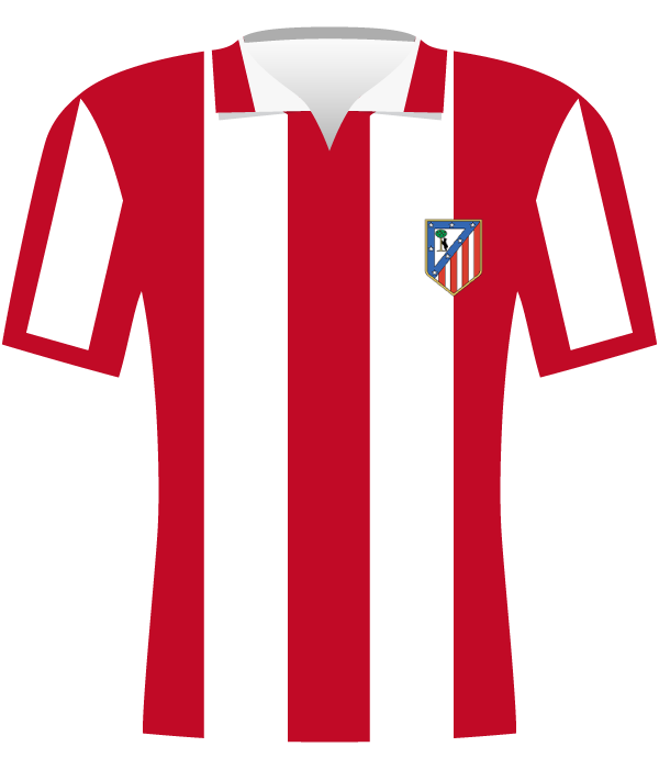 Koszulka Atletico Madryt z 1971 roku.