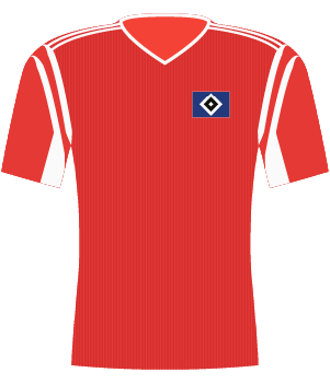 Koszulka HSV Hamburg (1991).