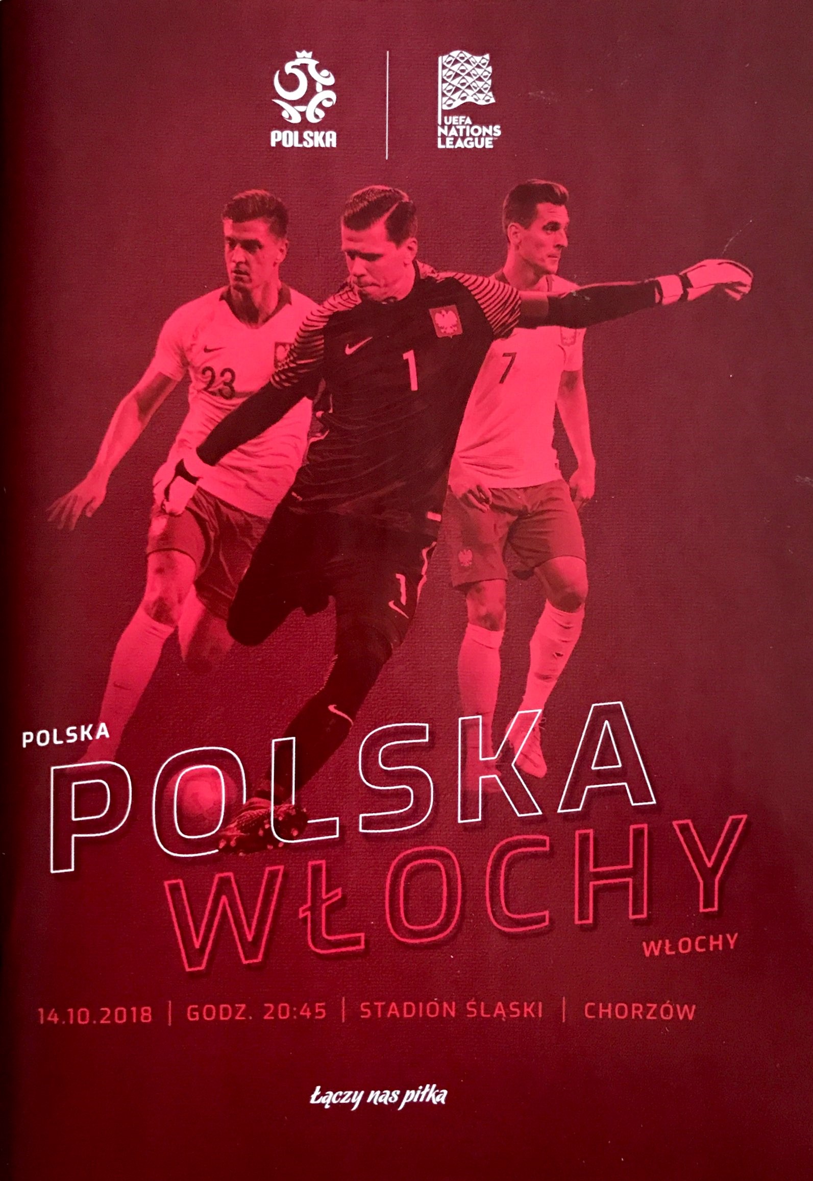Program meczowy Polska – Włochy 0:1 (14.10.2018).
