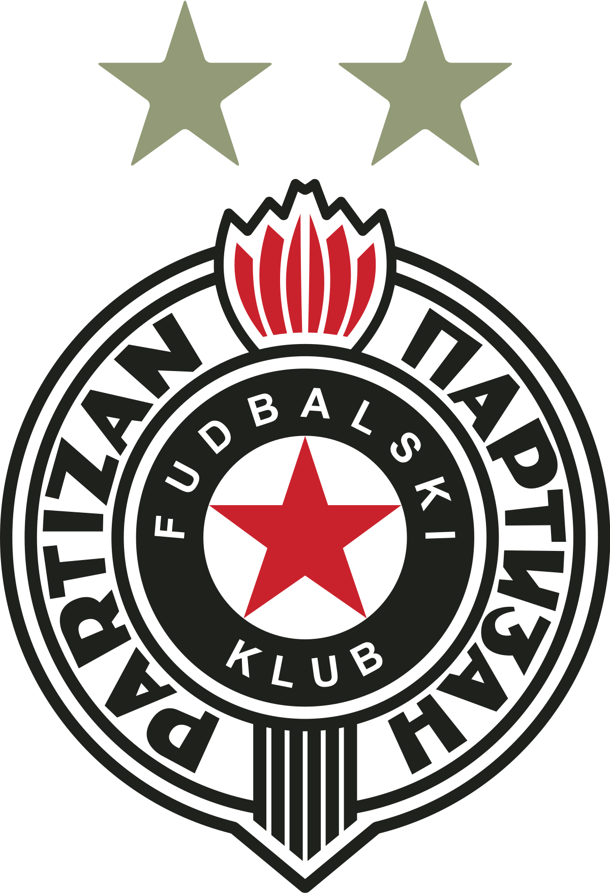 Herb FK Partizan Belgrad.