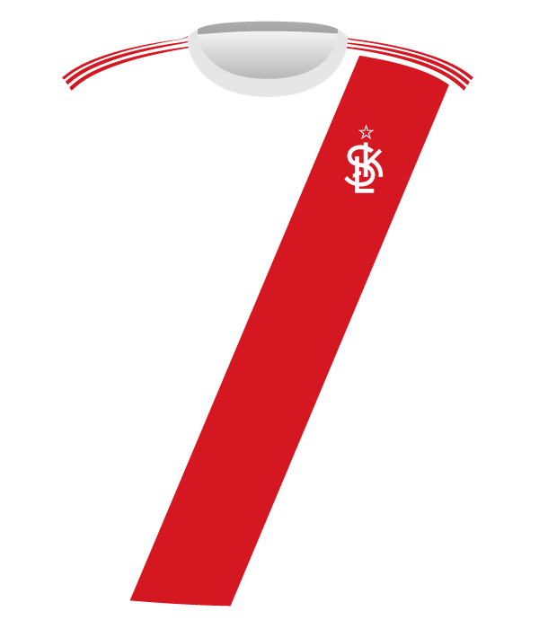 Koszulka ŁKS Łódź (2020-2021).