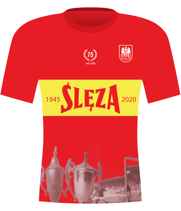Koszulka Ślęza Wrocław (2020-2021).