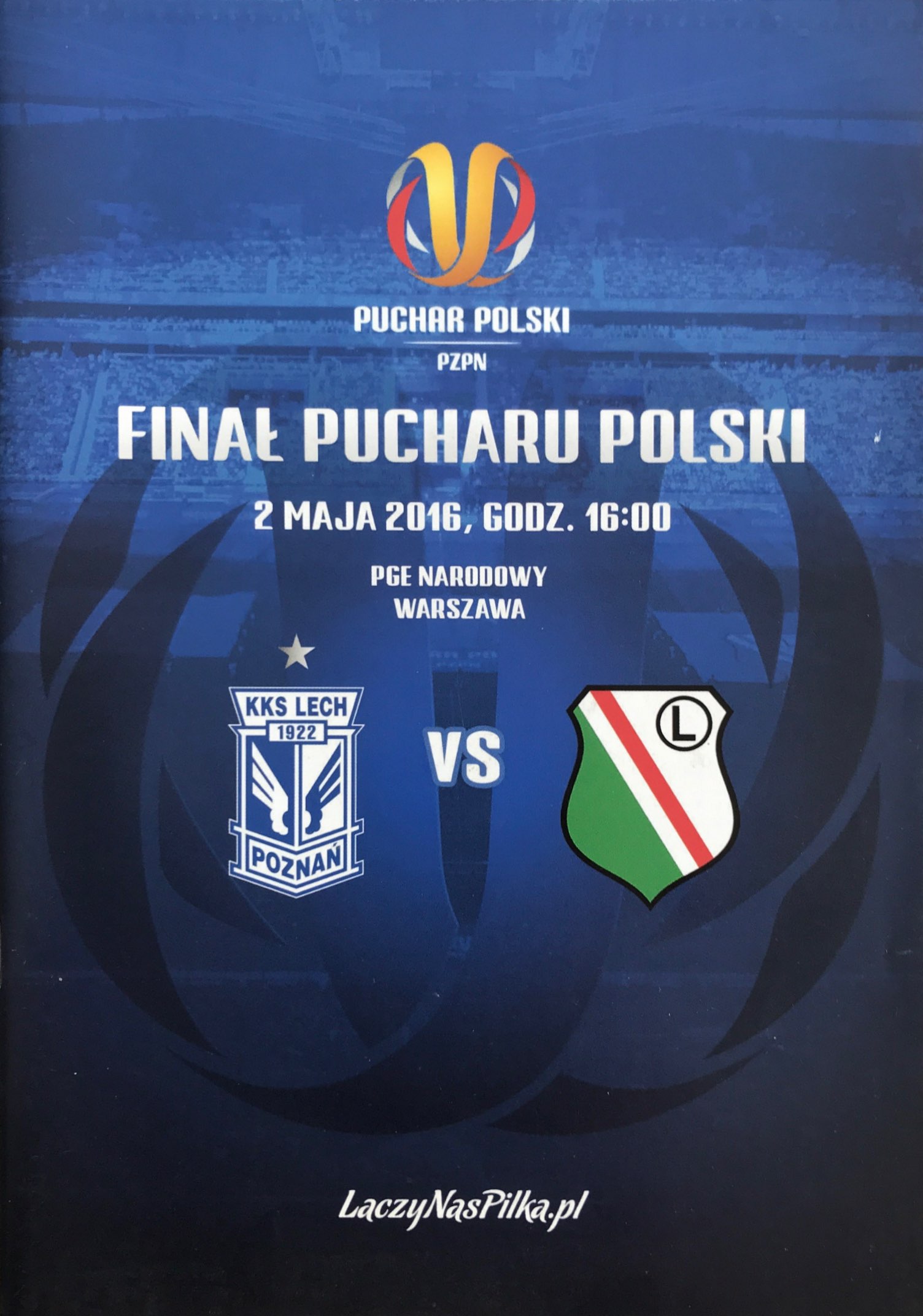 Program meczowy Lech Poznań - Legia Warszawa 0:1 (02.05.2016).