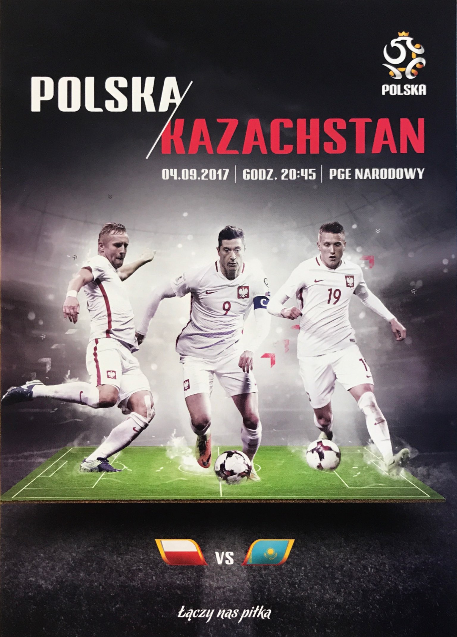 Program meczowy Polska - Kazachstan 3:0 (04.09.2017).