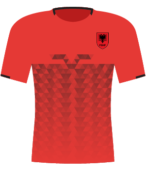 Koszulka Albania (2021).