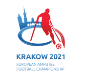 Logo Mistrzostw Europy w Amp Futbolu 2021.