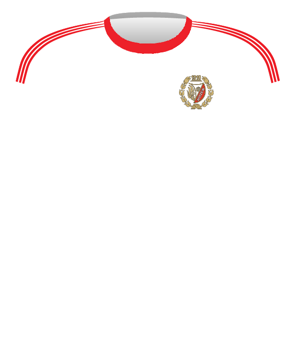 Koszulka Widzewa Łódź z 1995 roku (mecz z Czernomorcem u siebie w Pucharze UEFA).