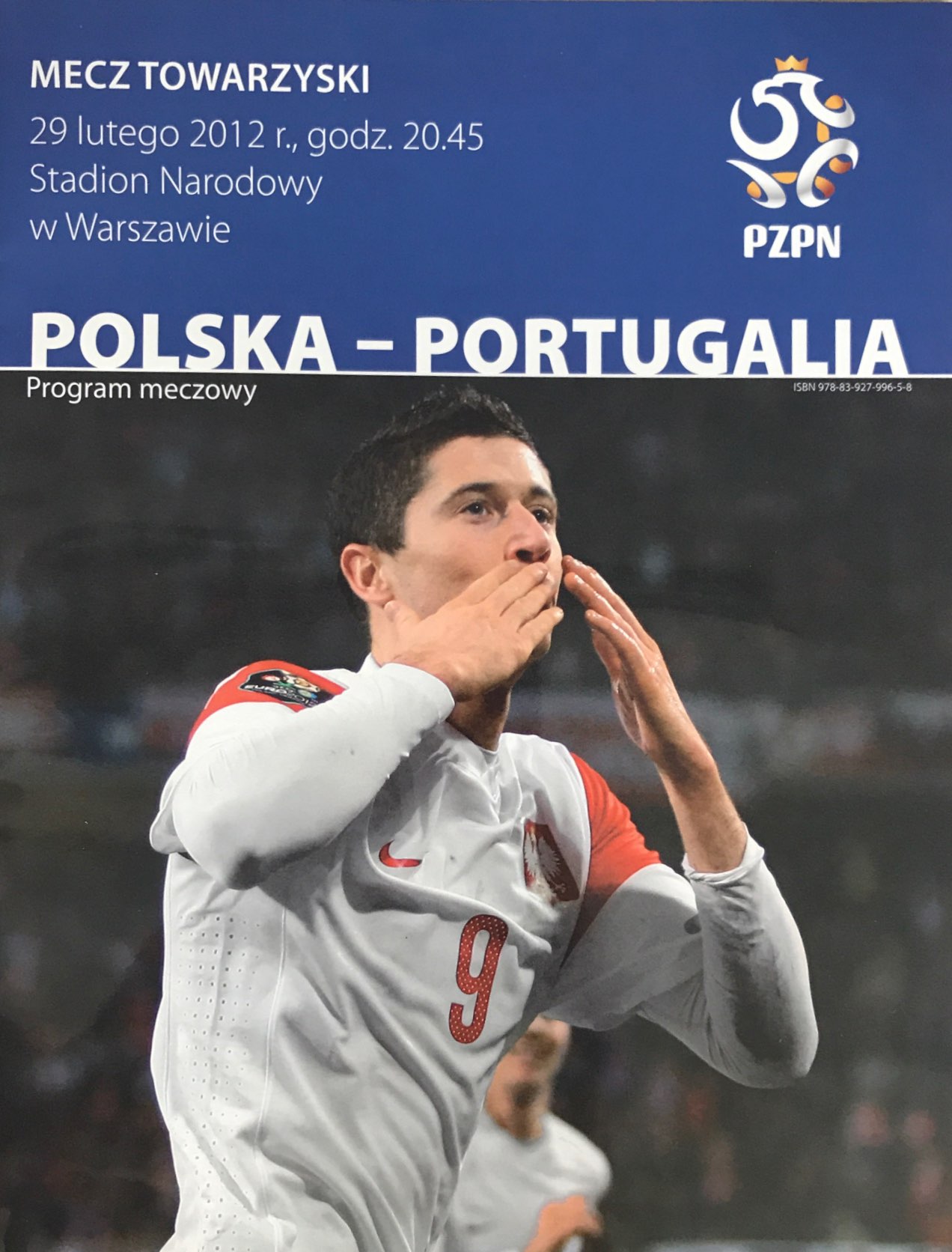 Program meczowy Polska - Portugalia 0:0 (29.02.2012).