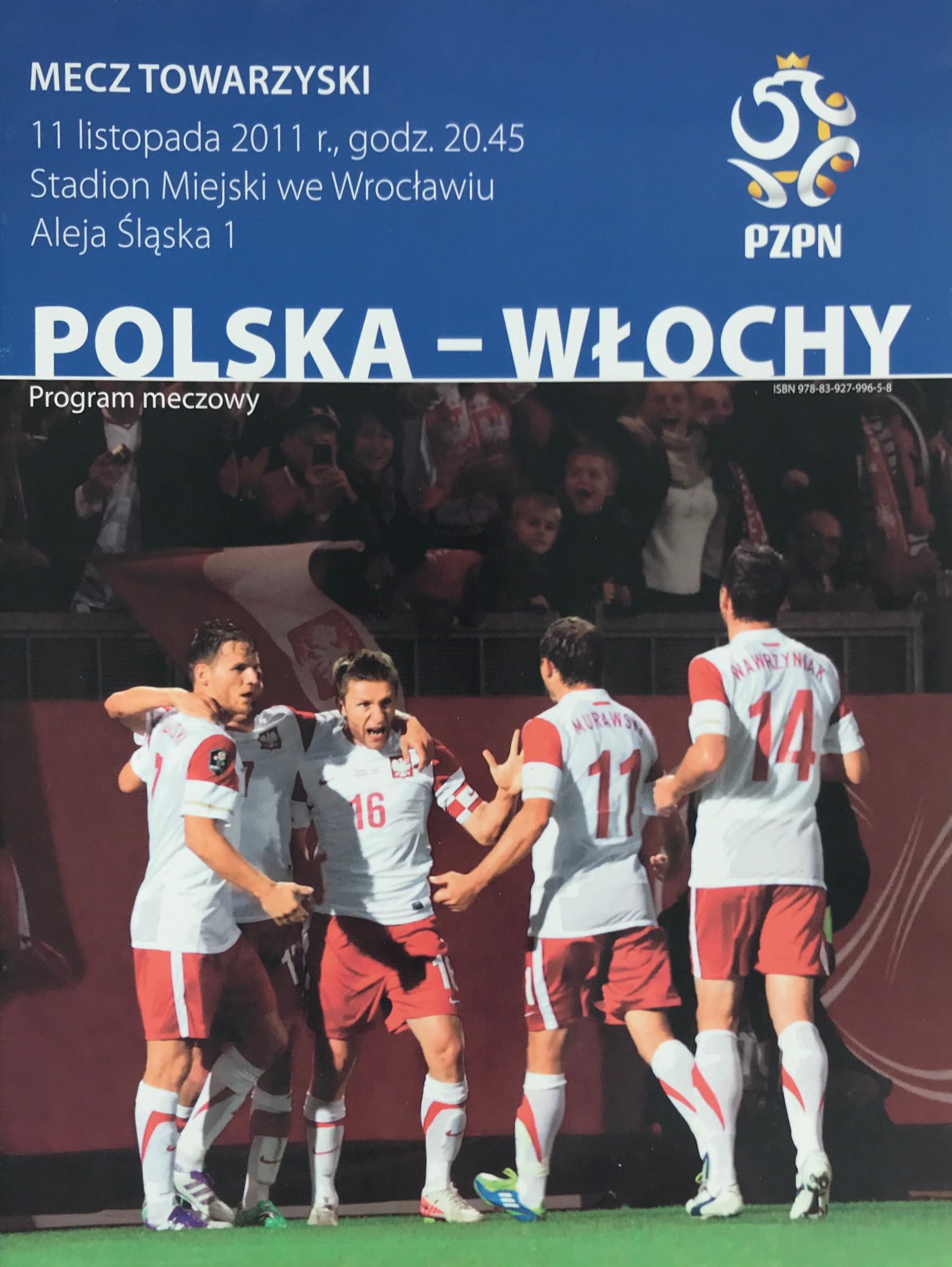 Program meczowy Polska - Włochy 0:2 (11.11.2011)
