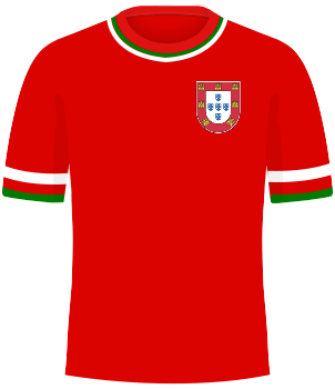 Koszulka Portugalia (1976).