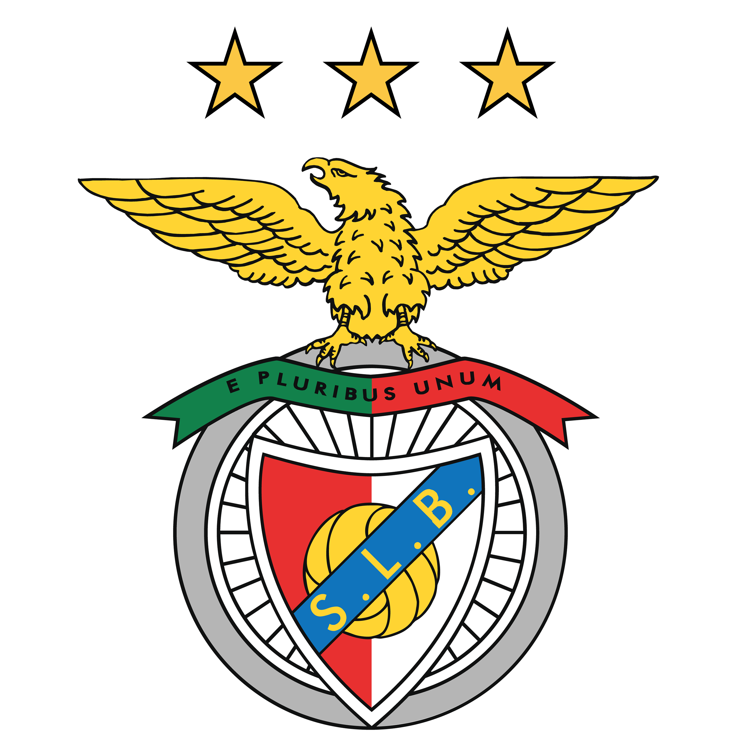 Herb Benfica Lizbona (obecny).