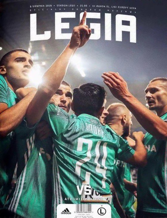 Program meczowy Legia Warszawa - Atromitos Ateny 0:0 (08.08.2019).
