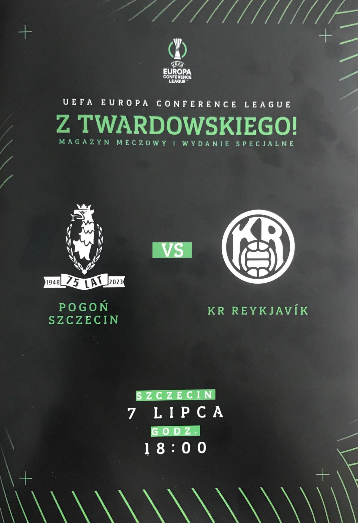 Program meczowy Pogoń Szczecin - KR Reykjavik 4:1 (07.07.2022)