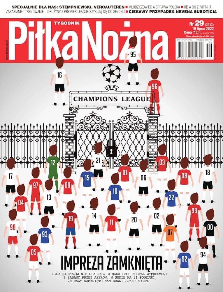 Piłka Nożna po meczu Qarabağ Ağdam - Lech Poznań 5:1 (12.07.2022)