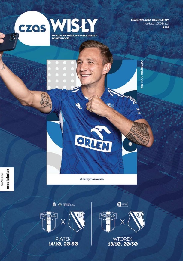 Wisła Płock - Legia Warszawa 0:3 (18.10.2022) Program meczowy