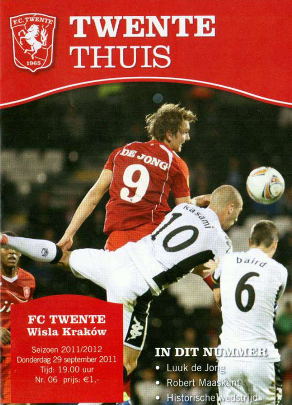 Program meczowy Twente Enschede - Wisła Kraków 4:1 (29.09.2011)