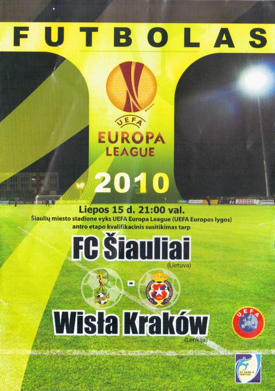FK Šiauliai - Wisła Kraków 0:2 (15.07.2010)