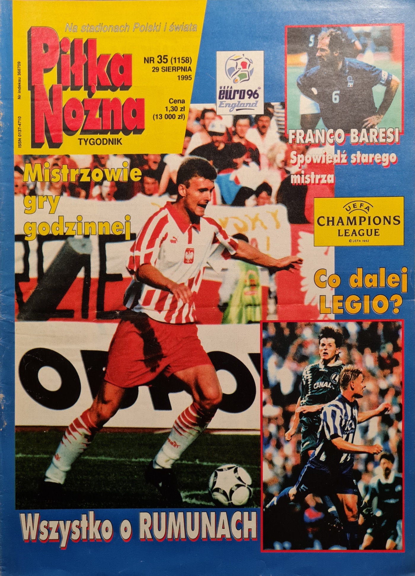 Piłka Nożna po meczu IFK Göteborg - Legia Warszawa 1:2 (23.08.1995)