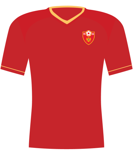 Koszulka Czarnogóra 2023