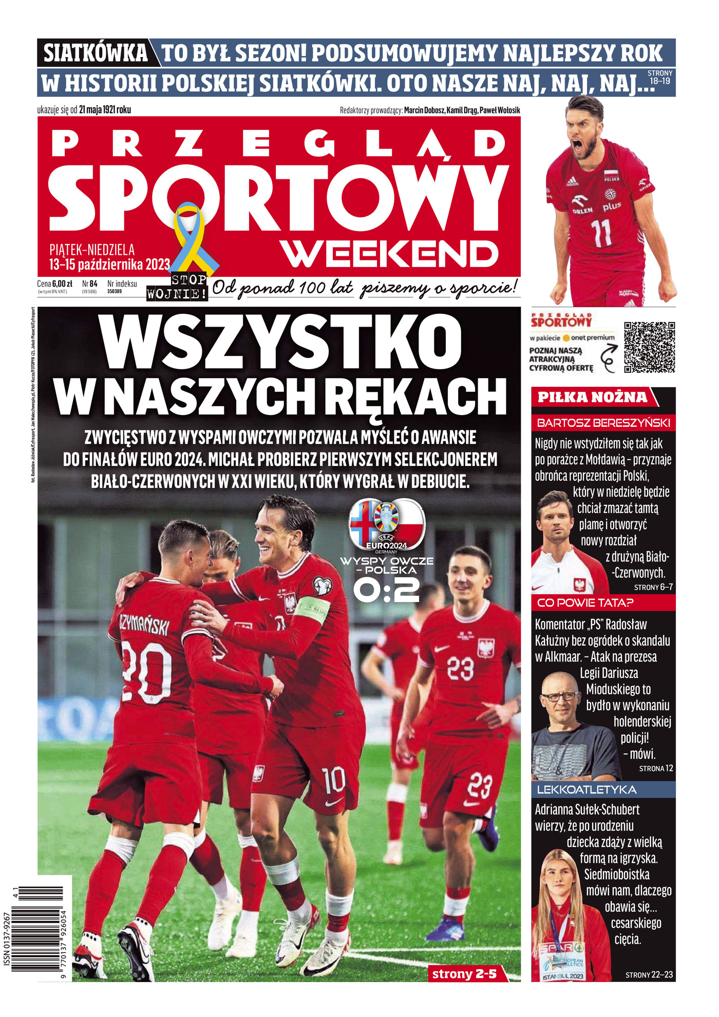 Przegląd Sportowy po meczu Wyspy Owcze - Polska 0:2 (12.10.2023)