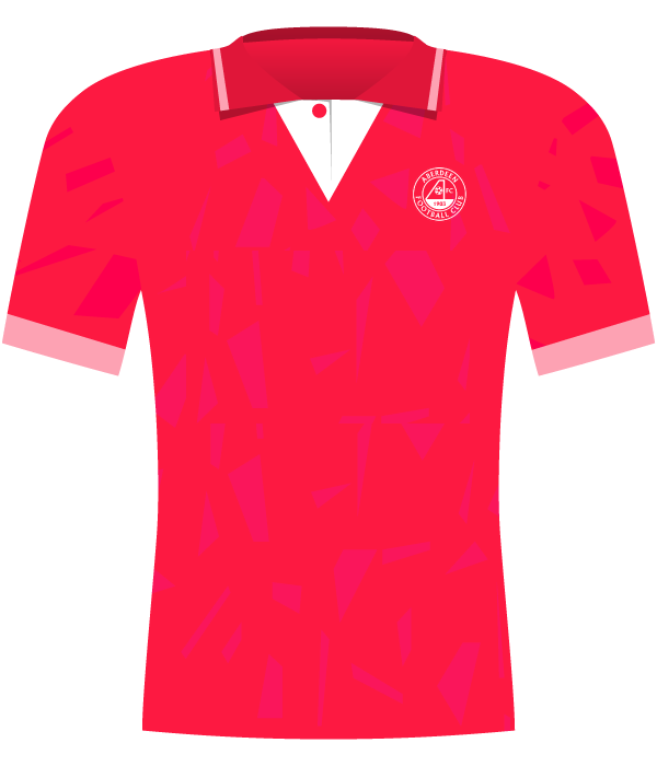 Koszulka Aberdeen z 1990 roku.