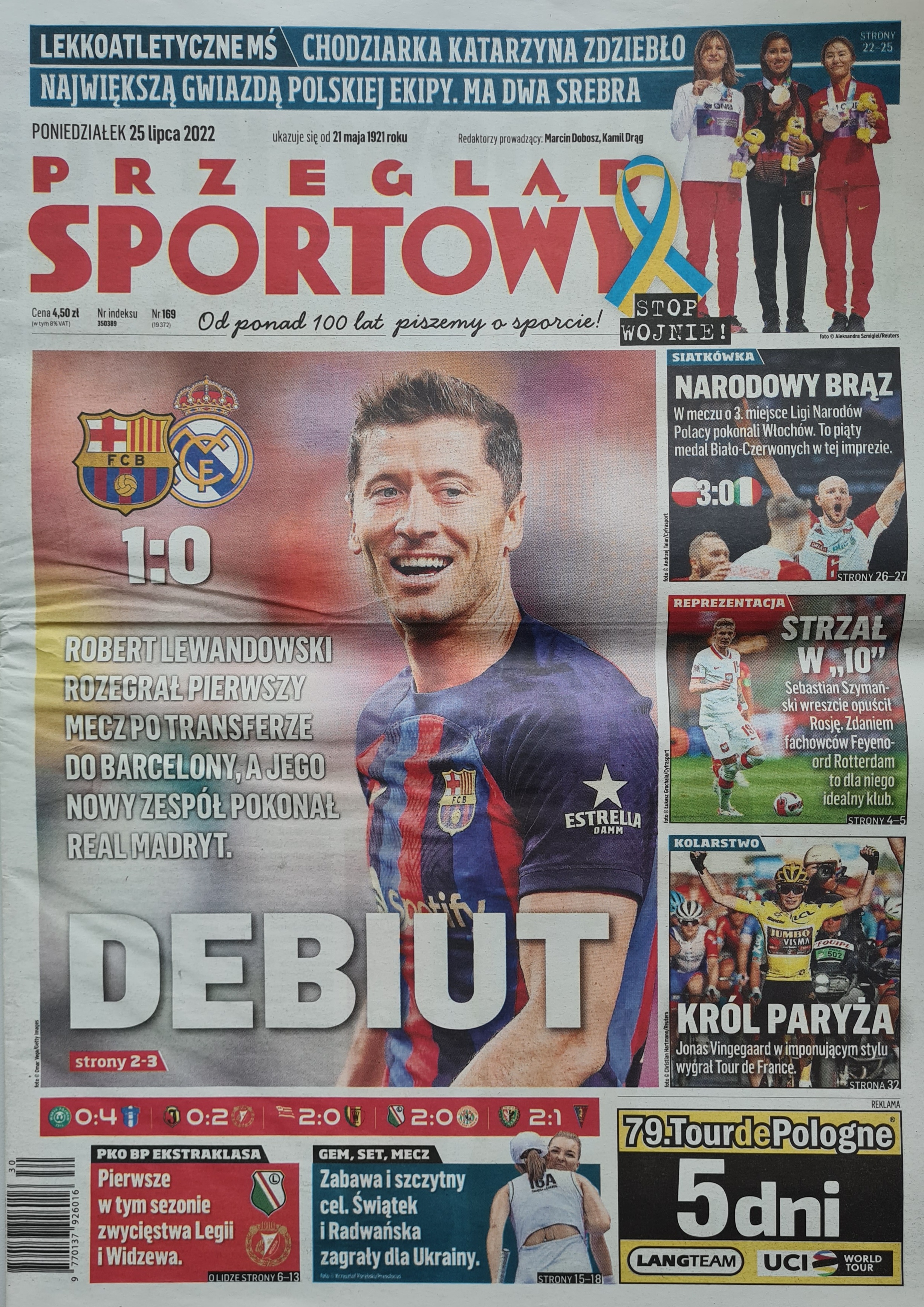 Jagiellonia Białystok - Widzew Łódź 0:2 (22.07.2022) Przeglad Sportowy
