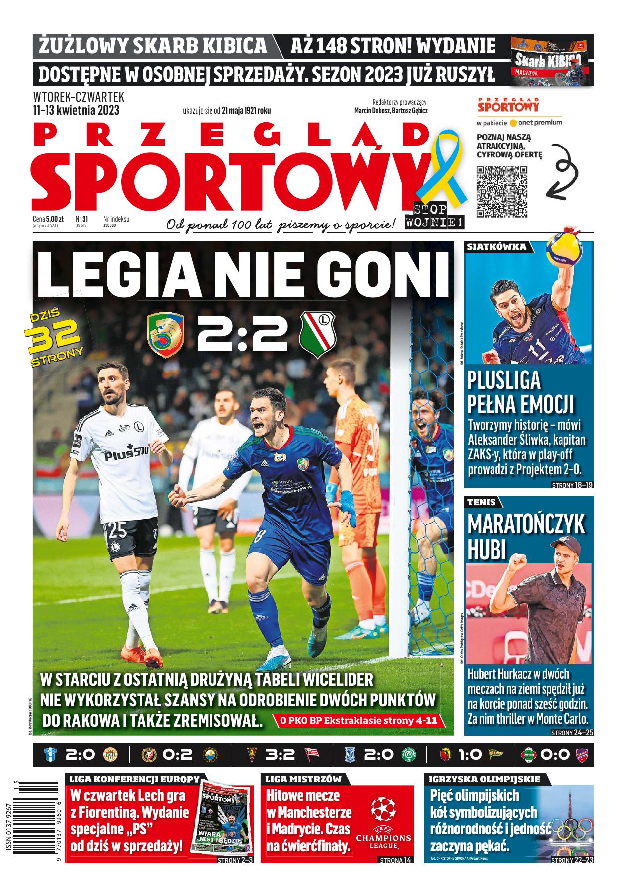 Radomiak Radom - Raków Częstochowa 0:0 (10.04.2023) Przegląd Sportowy