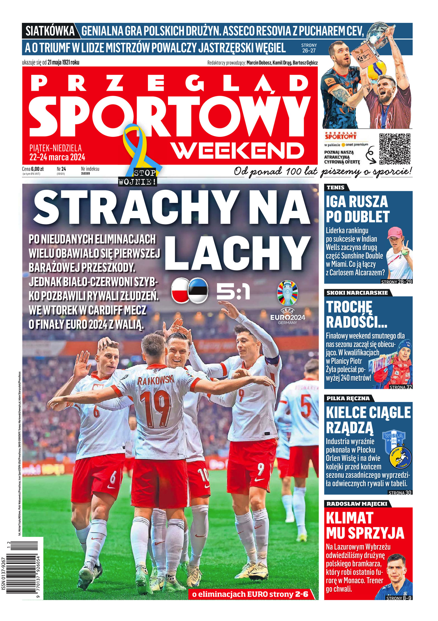 Polska - Estonia 5:1 (21.03.2023) Przegląd Sportowy