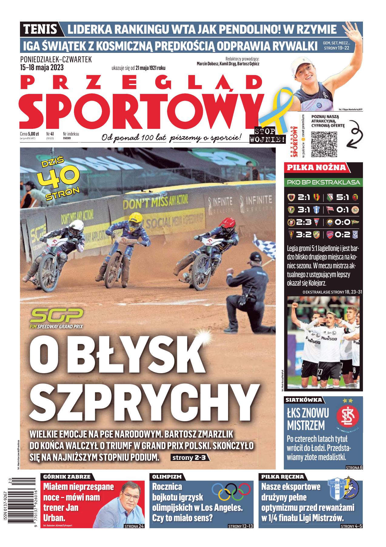 Raków Częstochowa - Lech Poznań 0:2 (14.05.2023) Przegląd Sportowy