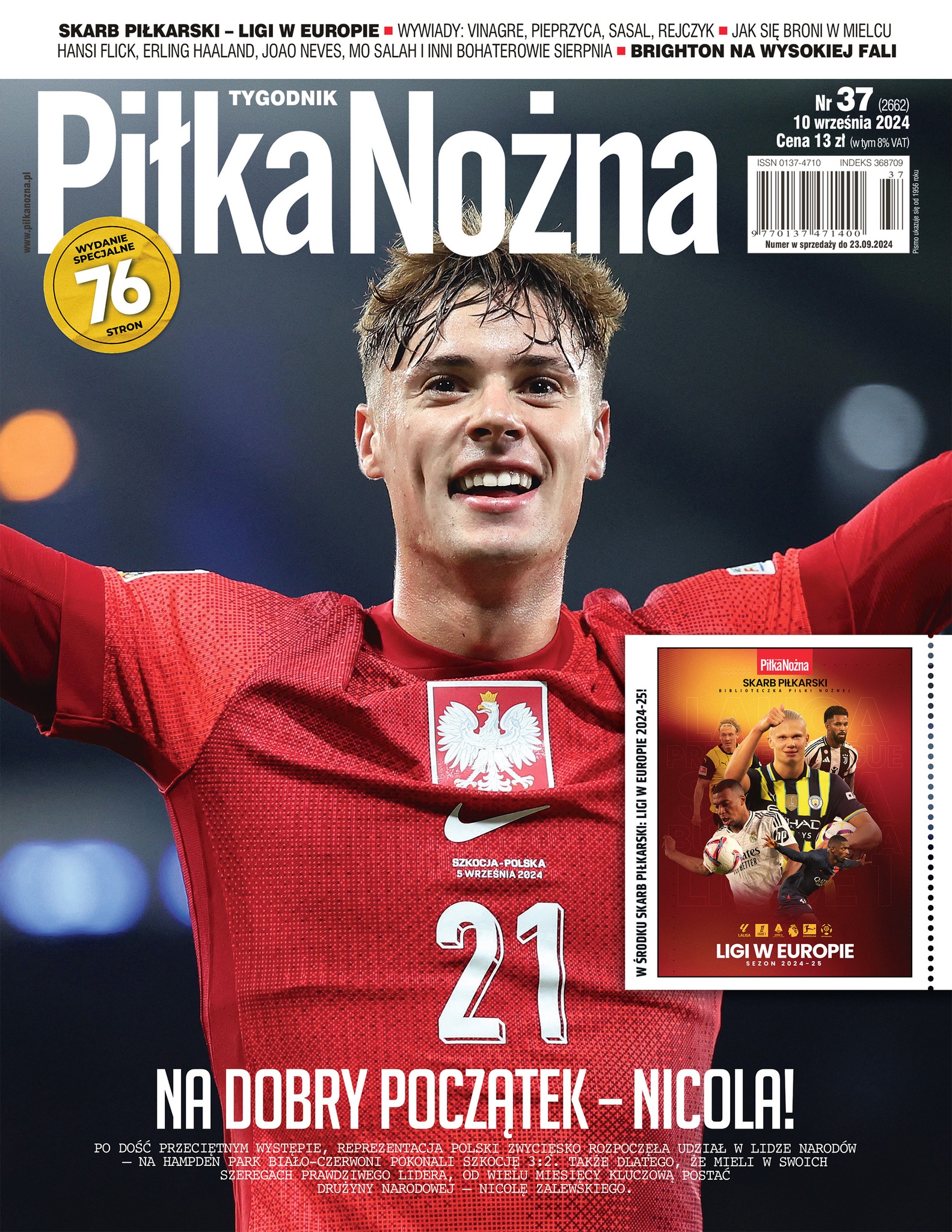 Piłka Nożna po meczu Szkocja - Polska 2:3 (05.09.2024)