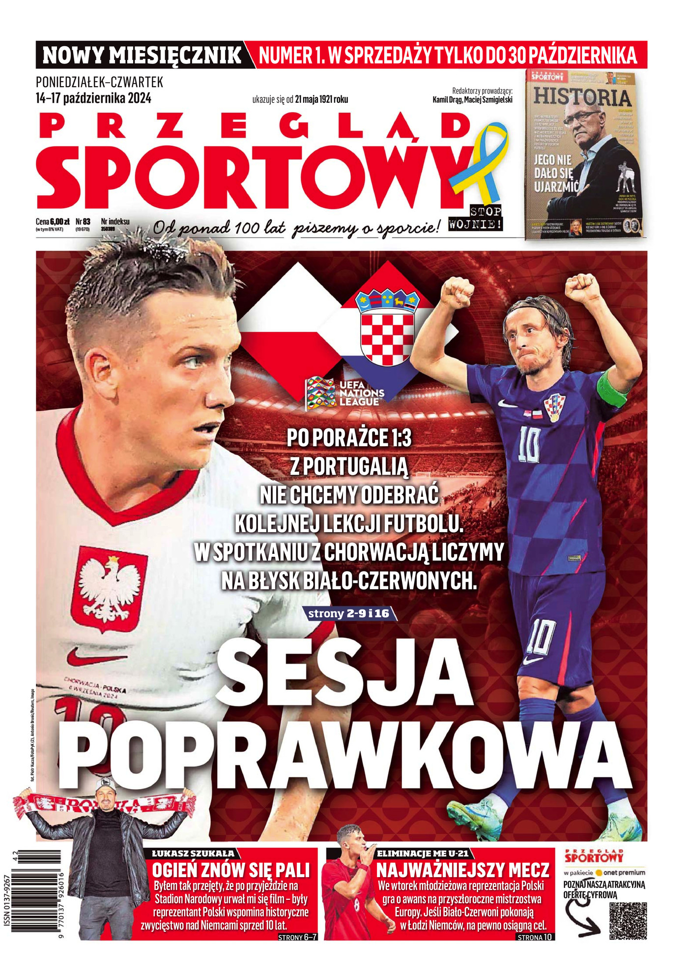 Polska - Portugalia 1:3 (12.10.2024) Przegląd Sportowy