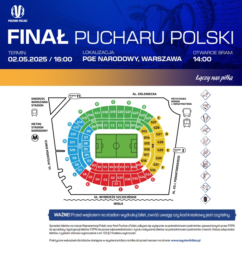 Pogoń Szczecin - Legia Warszawa 3:4, 02.05.2025 Bilet print at home