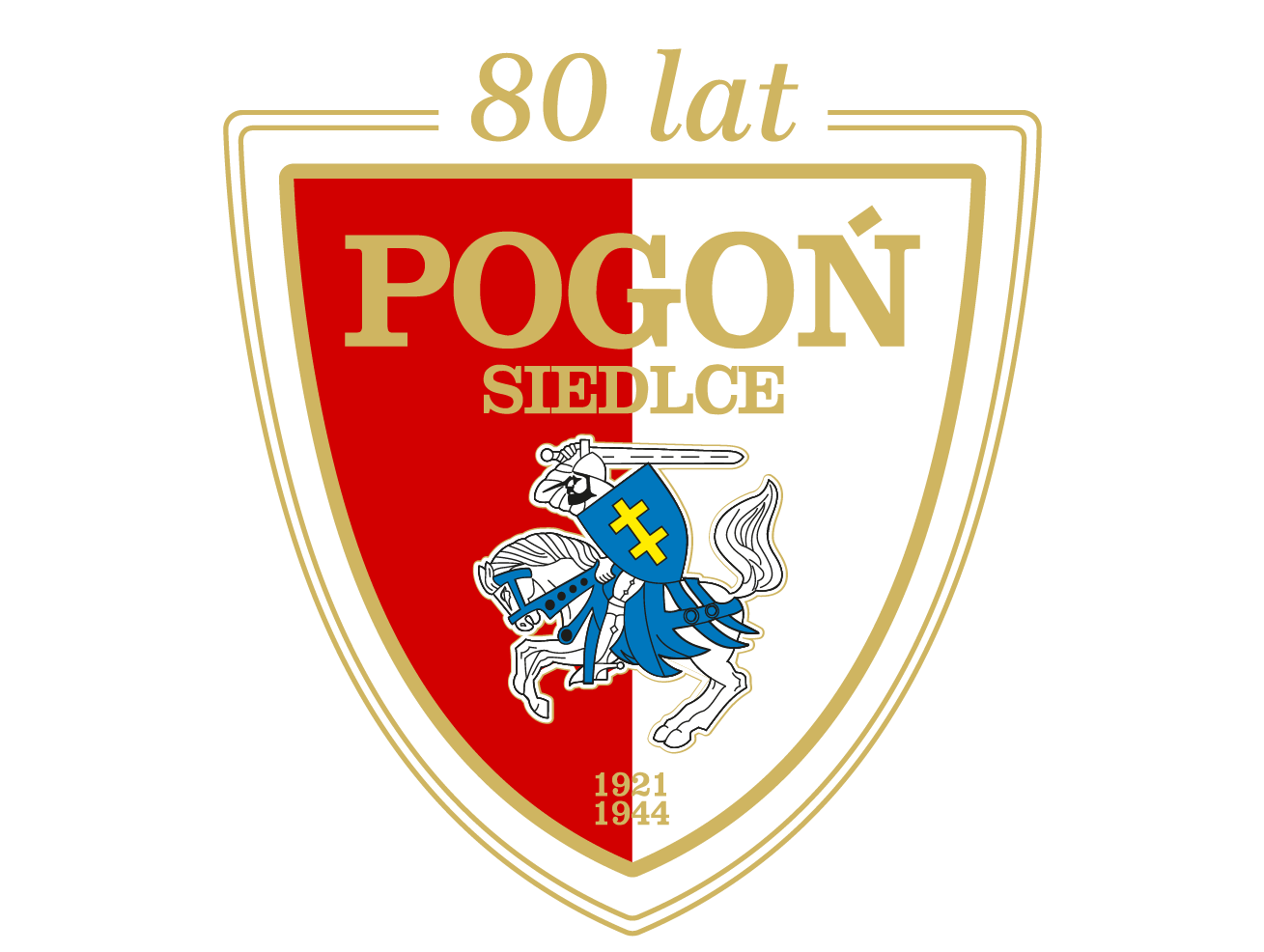 Herb Pogoń Siedlce 80-lecie (tylko 2024)