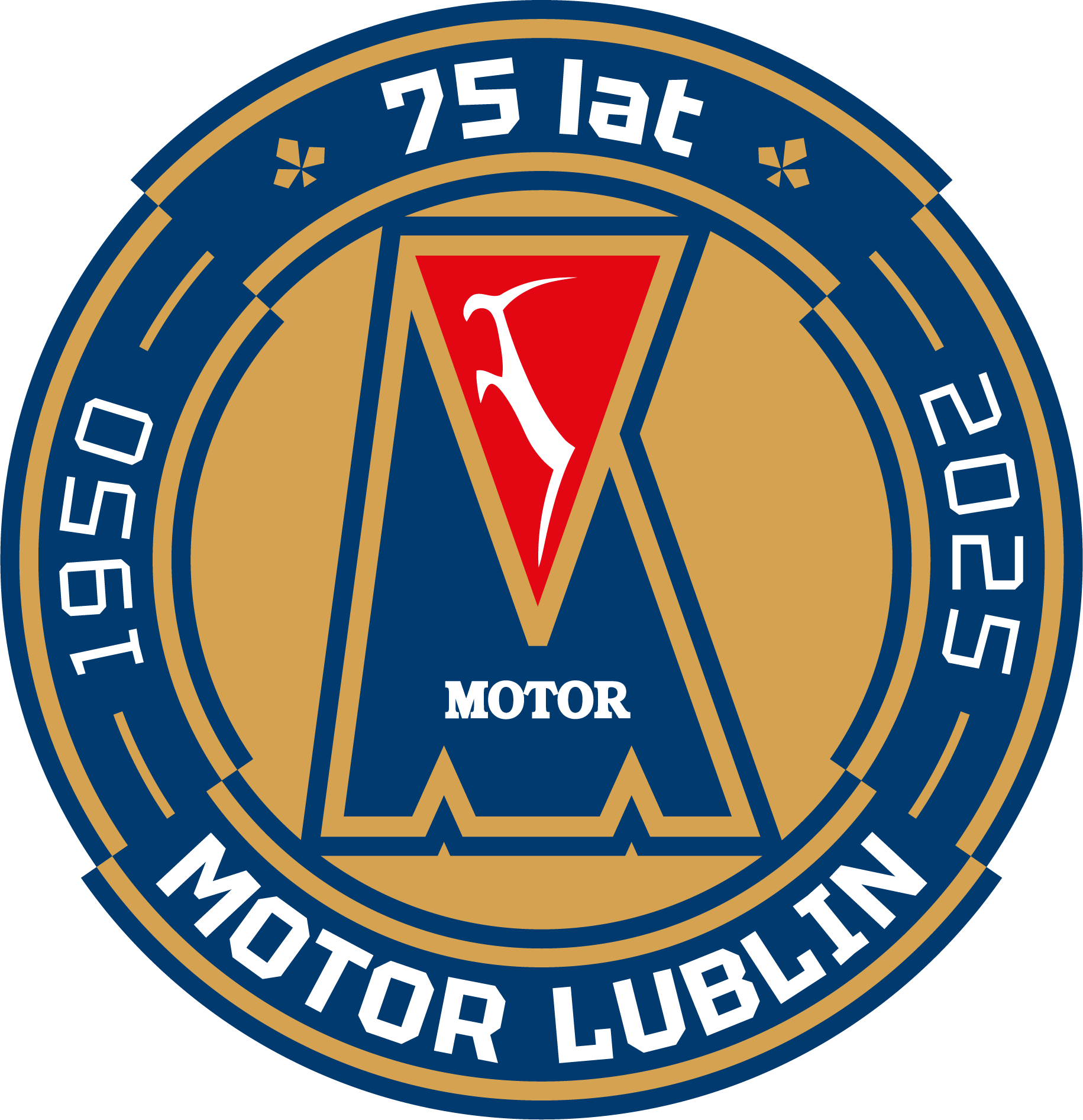 Herb Motor Lublin 75 lat (1950 - 2025)