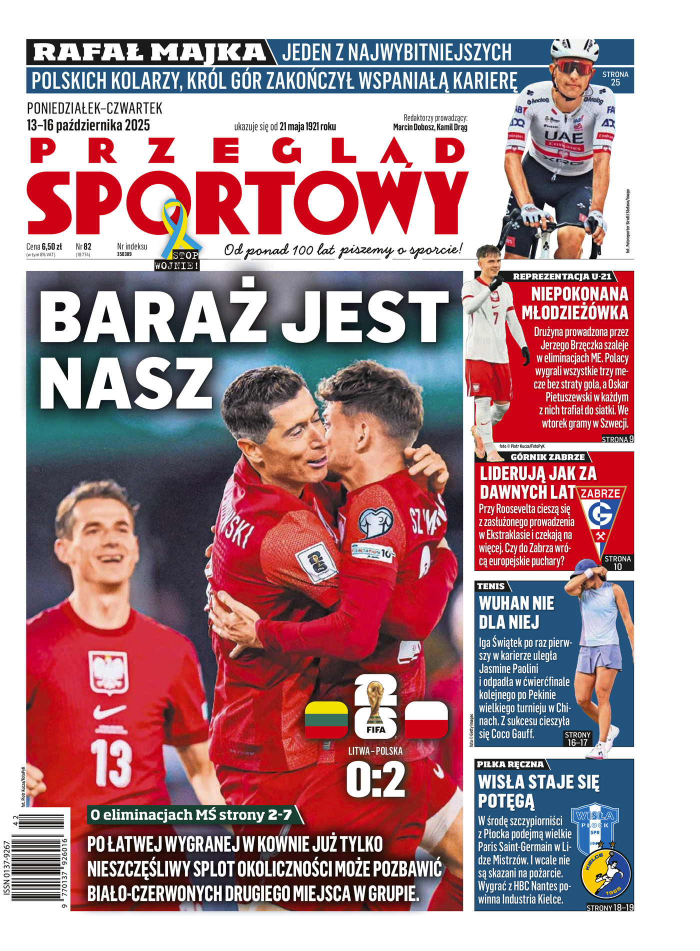 Litwa - Polska 0:2, 12.10.2025 Przegląd Sportowy