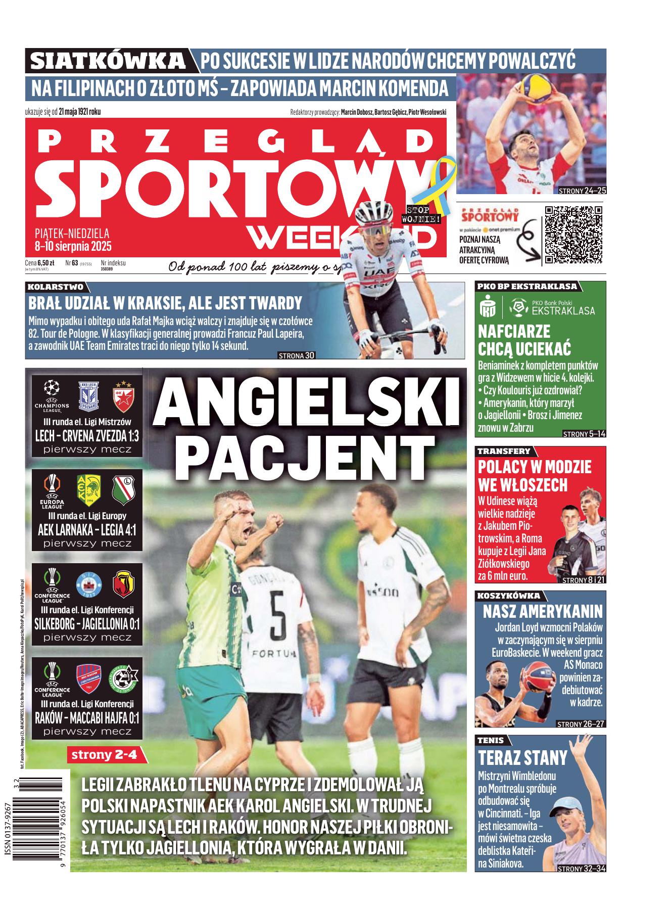 Lech Poznań - Crvena Zvezda Belgrad 1:3, 06.08.2025 Przegląd Sportowy