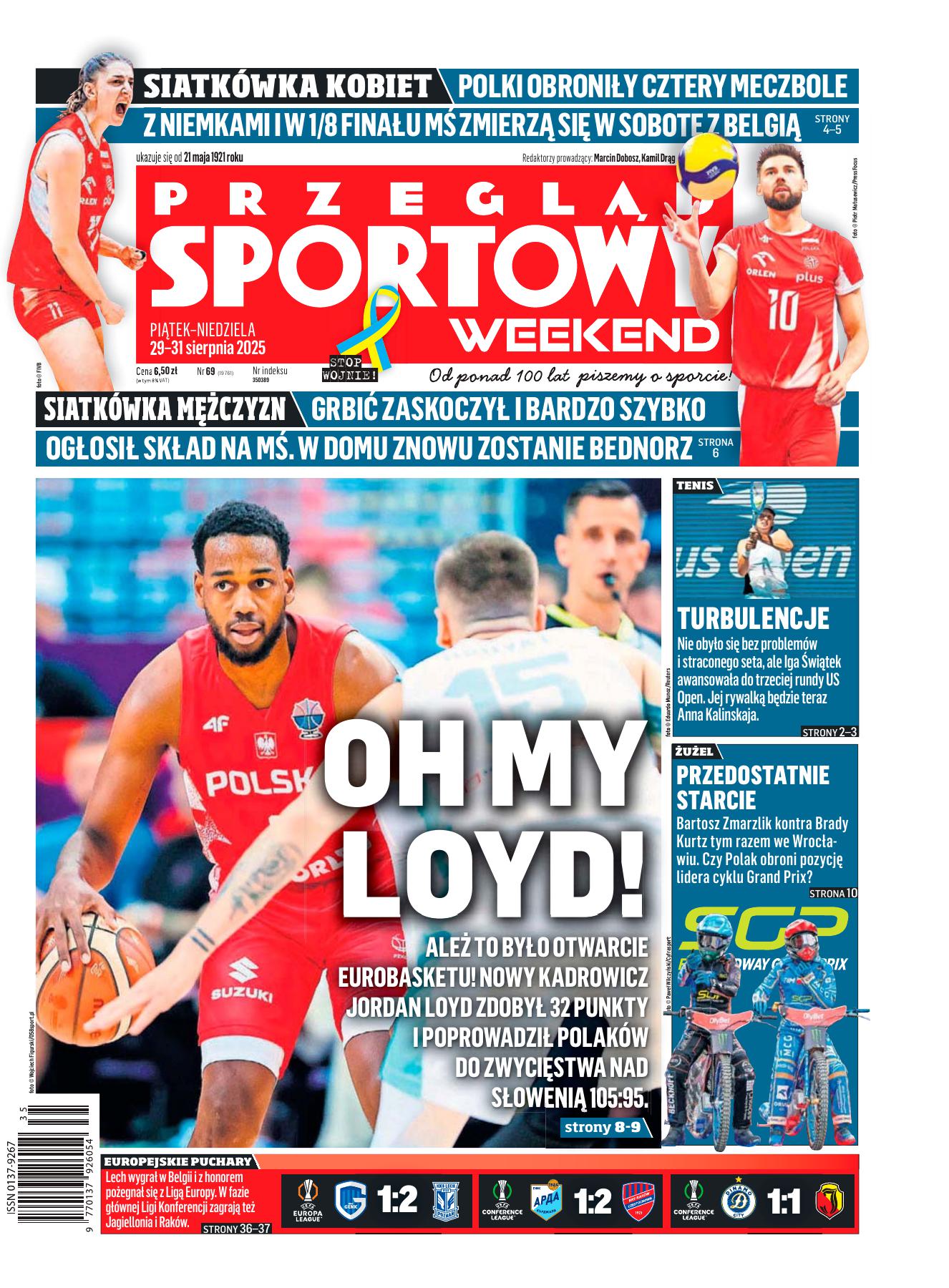 KRC Genk - Lech Poznań 1:2, 28.08.2025 Przegląd Sportowy