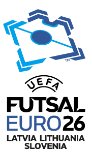 Logo mistrzostw Europy w futsalu 2026